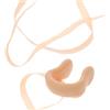 SOLUSTRE Clip Naso Nuoto con Cordino, Blocca Acqua, Lattice PVC Beige | Tappi Naso Nuoto per Lezioni e Pratica Sincronizzata, Accessori Piscina Nuoto, Stringa Fissata Agli Occhiali