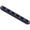 ifundom Porta Stecche Biliardo a Pavimento Nero, 6 Slot, Plastica | Organizzazione Verticale, Montaggio Facile, per Sala Giochi e Supporto Ordinato di Aste, Nero