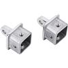 Ejoyous estremità Interne Quadrate 2 Pezzi 32mm 316 Acciaio Inossidabile | Acciaio Inossidabile 316, Press Fit, per Barca a Vela, Adatto per Tubo Quadrato da 32mm, Accessori per Tientibene Bimini,