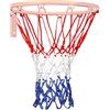 Generic Set di 2 filetti da basket standard in 3 colori di ricambio in nylon da 12 | passaggio, uso interno esterno, accessorio sportivo professionale