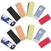 TOPPERFUN 12 Pezzi Fascia per Canna da Pesca Elastica in Nylon | Impugnatura Delicata, Cuciture Rinforzate, Scanalatura Guida, per Canne, Sacche e Ordine Compatto