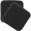 NUOBESTY 2 Pezzi Panno per Pulizia Bowling in Microfibra, Cuscino Nero | Accessori da Bowling per Uso in Sala o Allenamento Domestico, Antiscivolo, Portatile, per Scarpe e Sfere