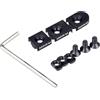 APLUSGEAR 3 PCS/Set for M600 PEQ Flashlights for M-Lok Compatible Metal Mouse Switch Cable Clip Slot Wire Guide System Cable Management Hunting Accessories