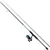 PENN Conflict LE Inshore Set Canna/Mulinello Mare | 4000 | 9ft | 10-40g | Ideale anche per principianti | Treccia 4 capi prebobinata | Controllo rapido esche | K-Guides da mare | Manici EVA camo blu