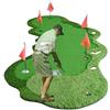 Generic Golf Putting Green Set, grande tappetino per allenamento in cortile | Tappetino verde per allenamento al chiuso e all'aperto, perfetto per migliorare le abilità e la pratica a casa o in giardino