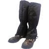 Operitacx Ghette da Neve Impermeabili Nere, Regolabili, per Scarponi e Trekking | ABS e Nylon Resistenti, Copertura Antivento e Antipioggia, Gancio Antiruggine, per Gambe Basse e Neve