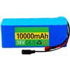 BGGNG Batteria Al Litio Per Bici Elettrica Da 36V 10Ah Batteria Di Ricambio Per Monopattino Elettrico 10S3P Batteria Ricaricabile Con Caricabatterie Per Motori Da 100W A 500W