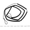 Generic Barra trasversale elastica in schiuma, pieghevole, lunga 2,5 m | Barra trasversale elastica per salto alto, per scuola, casa, allenamento, campo, pista, pratica