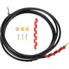ULTECHNOVO Kit di Spurgo Freni Bici per Riparazione, Tubo 5mm Nero | Plastica e Metallo, Supporto per Pinze Freno a Disco, Manutenzione Mountain Bike e Casa