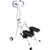 TISHITA Stepper da Casa Pieghevole Compatto Stepper con Contatore Elettronico Stabile per Appartamento, Camera da Letto