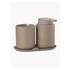 Zone Denmark Set di 3 accessori da bagno in gres Ume - Marrone