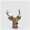 EDG Enzo De Gasperi Vaso Cervo Hazelnut 37x33xH47 cm - Decorazione di Natale