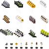 KUBDPQOR Topper Torta Halloween, 48 Pezzi Halloween Cupcake Toppers, Toppers per Torta di Halloween con Pipistrello, Zucche, Fantasma, Scheletro, Ottimo per Feste e Compleanni a Tema Halloween