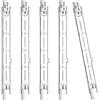 Lamkrtlp 5 Pezzi Lampadina Alogena 118mm 400W, Dimmerabili Lampadine Alogene R7s Bianca Caldo 2800K per Lavoro, Sicurezza, Illuminazione Paesaggistica [Classe di efficienza energetica G]
