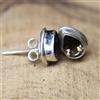 925 Sterling Silver Naturale Fumoso Quarzo Pera Pietra 925 Sterling Silver Donna Design Orecchini IN