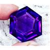 harshj_0 Loose Gemma Naturale Viola Tanzanite Esagonale Taglio 50.90 KT Certificato