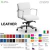 SEIPO LEATHER CUSCINI LH0106 Poltrona semidirezionale imbot. braccioli alluminium oscillante fulcro avanzato "D" SEIPO TESSUTO V