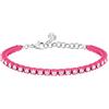 Morellato Bracciale Donna Capsule Collection in Acciaio, Silicone, Cristalli, Tennis, Collezione SUPERGA