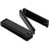 DONFORTLY 2 Pezzi Regolatori Cintura Sicurezza Auto - Regolatore Universale Antiscivolo, Robusto e Sicuro, Adatto a Tutte Le Auto, Nero