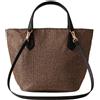 BORBONESE BORSA SHOPPING MEDIA - 910103330289306 - naturale