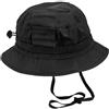 DEFCON 5 CAPPELLO CON FALDA IN COTONE ALPHA BOONIE HAT NERO