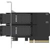 ICY Dock MB312M4P-B IcyDock Adapter 2x M.2 NVMe to PCIe 4.0 x8 card bifurcation