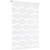 Sekey Tenda a rullo a due strati "Wellen Klemmfix" senza foratura, ideale per finestre, larghezza 50 cm