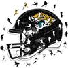 Iconic Puzzles - Casco dei Jacksonville Jaguars, puzzle in legno con licenza ufficiale NFL