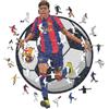 Iconic Puzzles - Barcelona, Yamal, puzzle in legno con licenza ufficiale, 100% naturale