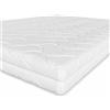 Amazon Basics Materasso in schiuma a 7 zone, di media rigidità (H3), dimensioni 160 x 200 x 15 cm