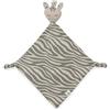 hauck Cuddle N Play, Zebra - Doudou Neonato in Mussola di Cotone - Peluche per la Nanna 25x25 cm - Morbido e Traspirante - Pupazzo Lavabile in Lavatrice a 60°