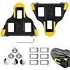 LDBKLGHJ Tacchetti Bici compatibili SPD 2 Fori - Set da 1 Paio - Tacchetti per Pedali Bici da Strada MTB Spinning Indoor - Antiscivolo Resistenti con galleggiamento ottimale per pedalata Confortevole