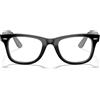 Ray-Ban Occhiali da Vista RX4340V 2000 Wayfarer Ease Nero/Trasparente Unisex 50/22/150