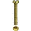 Viti per metallo testa cilindrica ottone m3 x 20 - 12 pz.