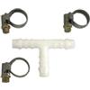 Giunzione per tubi a t + 2 fascette - 8 mm = 5/16?