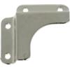 Angoli per fissaggio specchi - 25 x 25 mm. - acciaio nichelato - 4 pz.