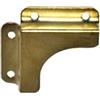 Angoli per fissaggio specchi - 25 x 25 mm. - acciaio ottonato - 4 pz.