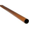 Tubo per armadi tondo rivestito - 120 cm. - marrone