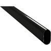 Tubo per armadi ovale - 120 cm. - nero