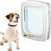 Ferplast Portina per gatti grandi e cani di taglia media ferplast swing 11 con chiusura 4 vie e protezione aria in plastica bianco 31x9,6x38,4 cm