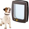 Ferplast Portina per gatti grandi e cani di taglia media ferplast swing 11 con chiusura 4 vie e protezione aria in plastica marrone 31x9,6x38,4 cm