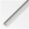 Alfer aluminium Profilo u10x12x10 pvc bianco - 1 metro.