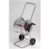 Carrello avvolgitubo manuale in acciaio 50 mt