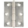 Cerniere pomoli sferici - 30 x 30 mm. - nichelato - 2 pz.