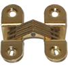 Cerniere invisibili - 25 x 80 mm. - acciaio nichelato - 2 pz.