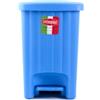 Pattumiera a pedale margherita - 20 litri - colore azzurro.