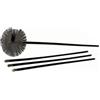 Kit pulizia camino con 5 canne da 140 cm, diametro 250 mm