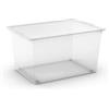 Keter Contenitore c-box xl trasparente con ruote
