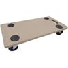 Easy System Carrello da trasporto easy system in mdf con ruote pivotanti portata 150 kg 58x29x1,8 cm
