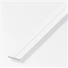 Alfer aluminium Barra piatta 11.5x2 pvc bianco - 1 metro.